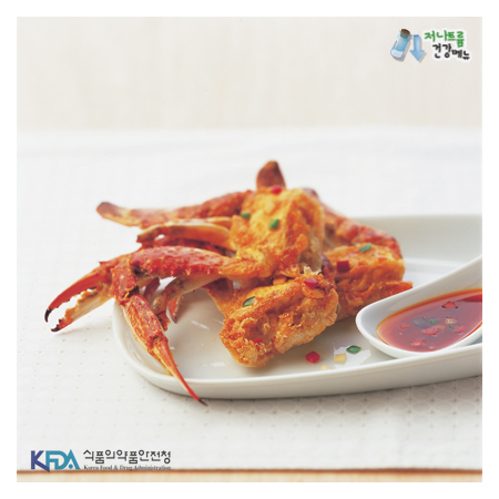꽃게강정 완성 사진