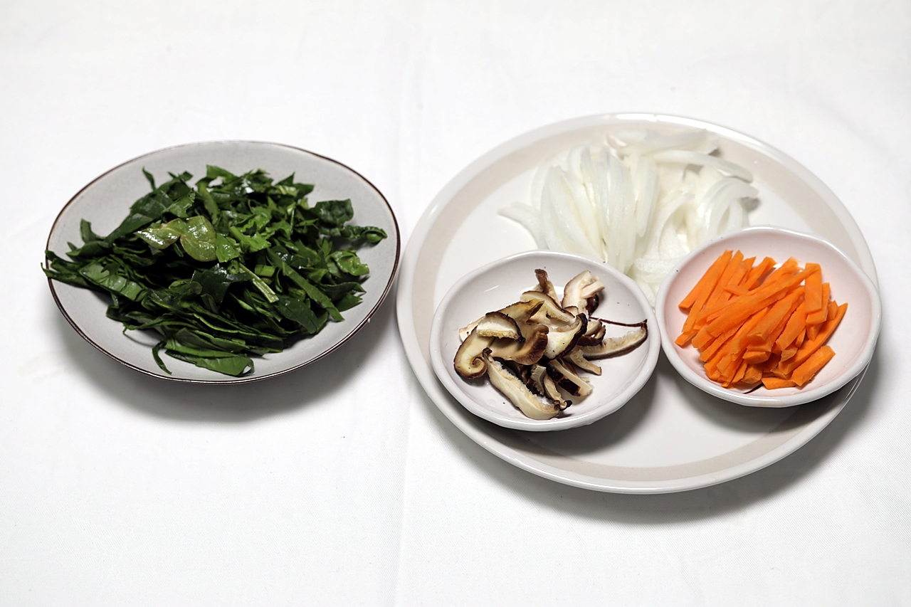유부 만두찜 3단계