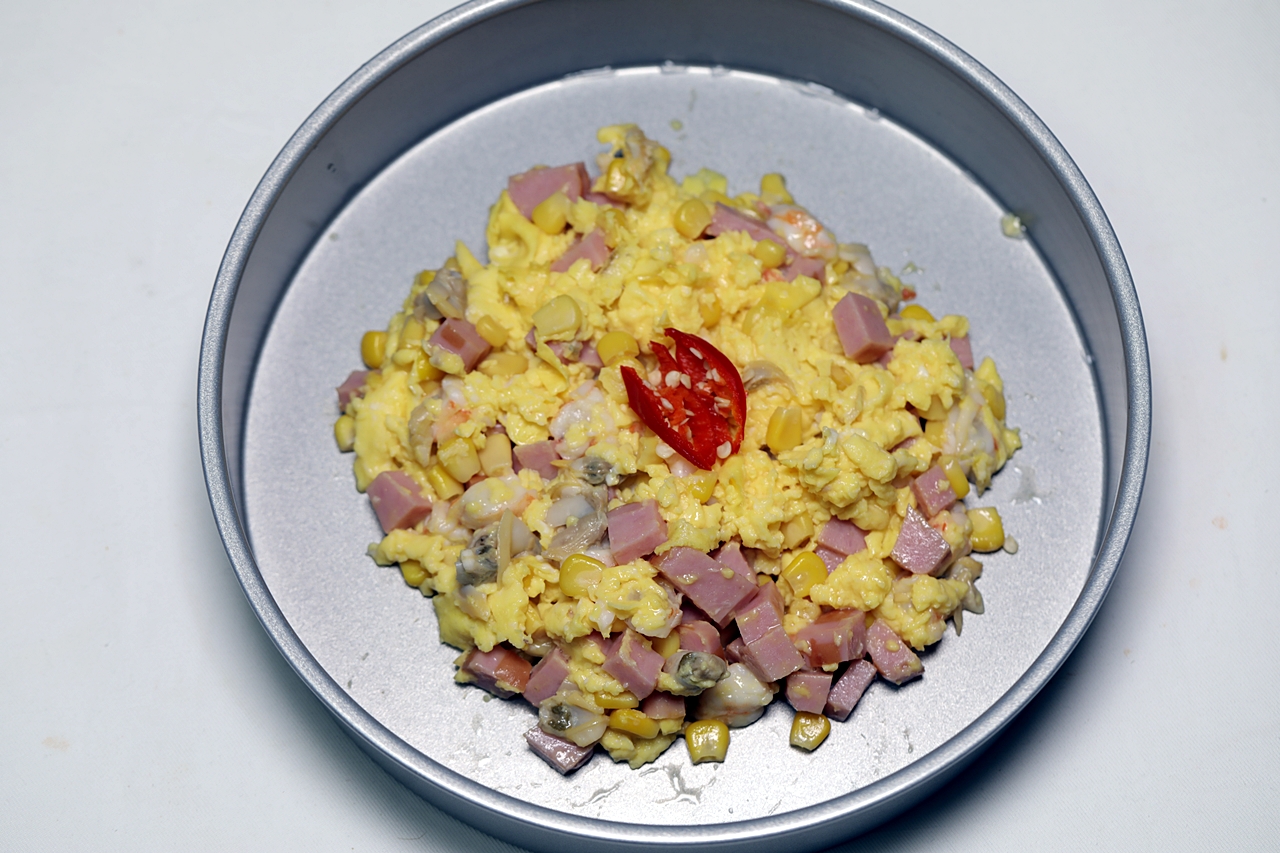 해산물 옥수수 오븐구이 5단계