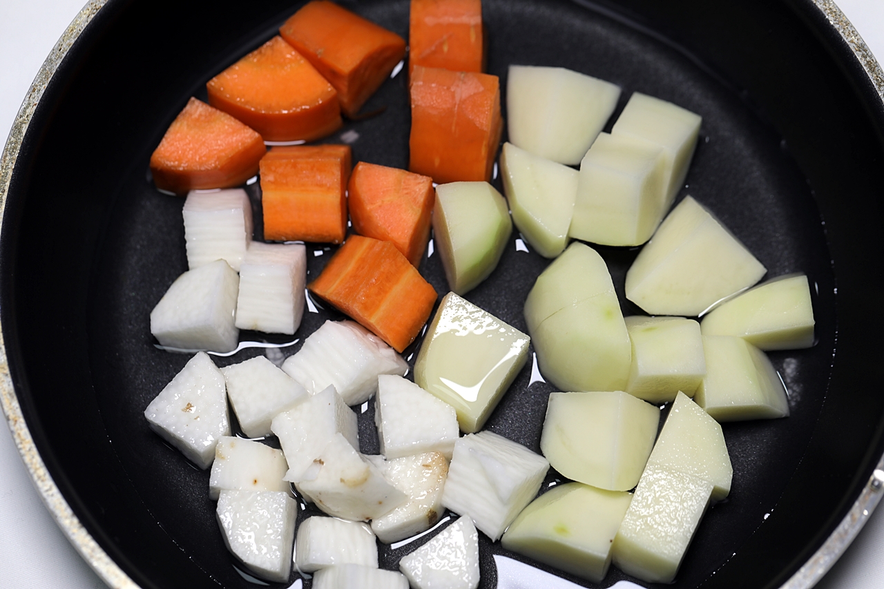 야채볶음 3단계