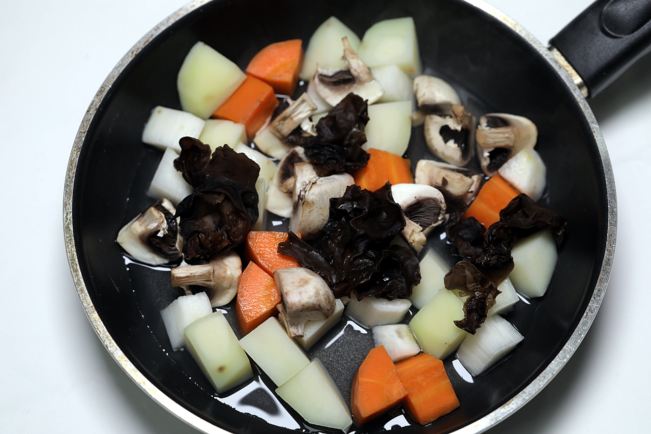 야채볶음 4단계