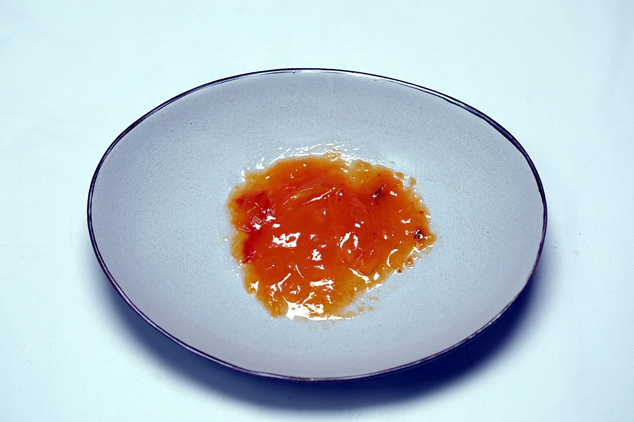 홍시 생밤 무침 1단계