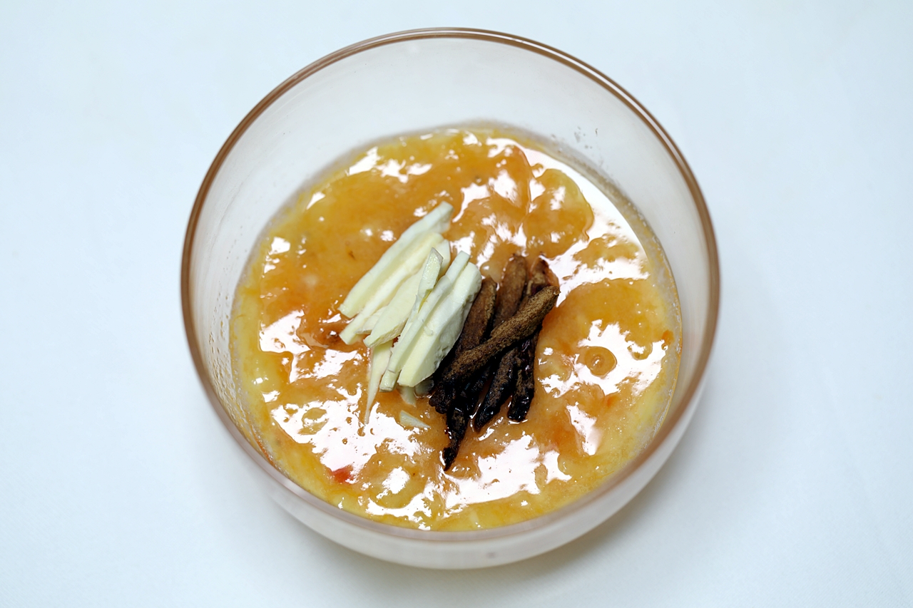 홍시 생밤 무침 6단계