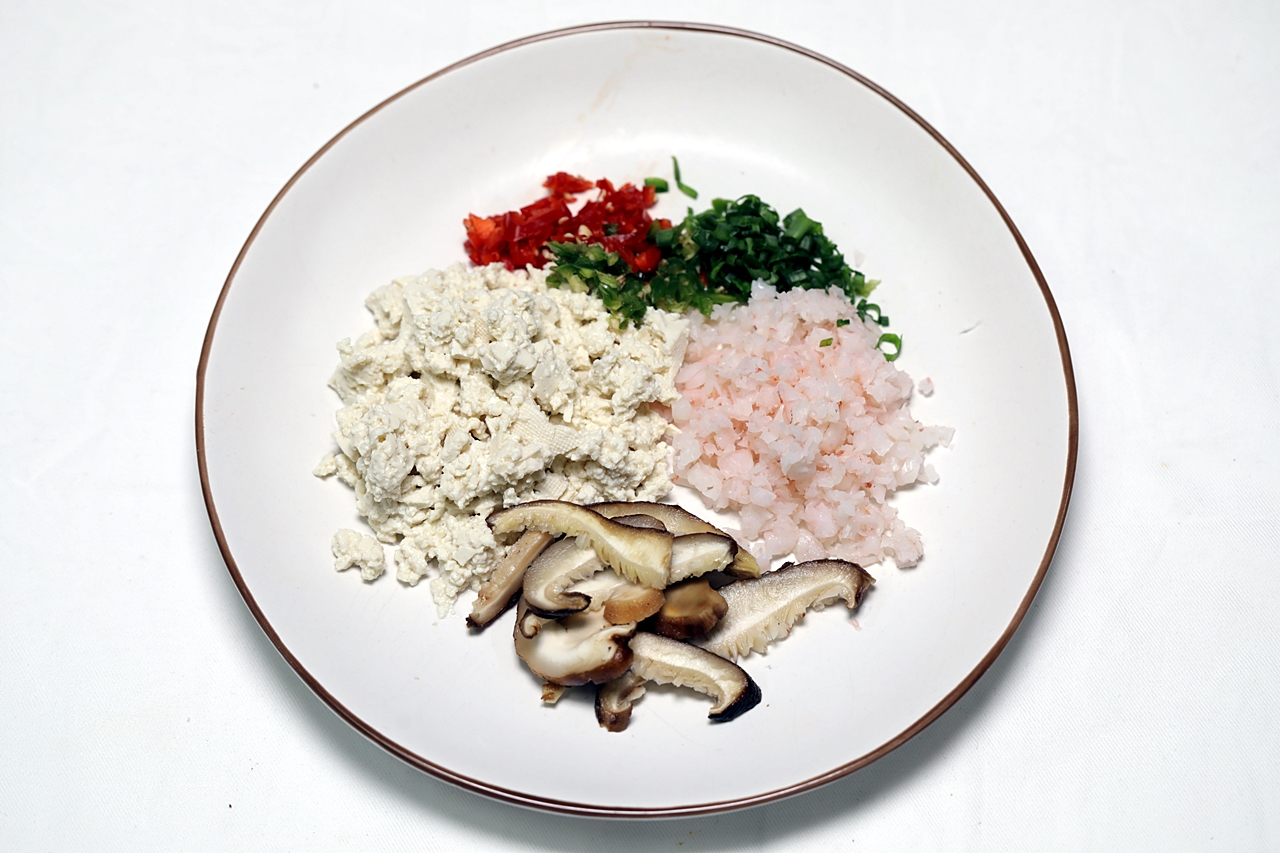 단호박 새우찜 2단계