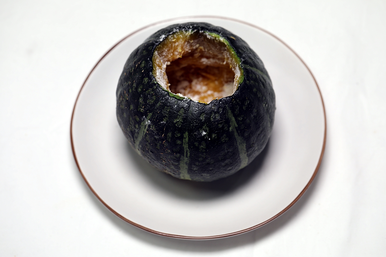 단호박 새우찜 5단계