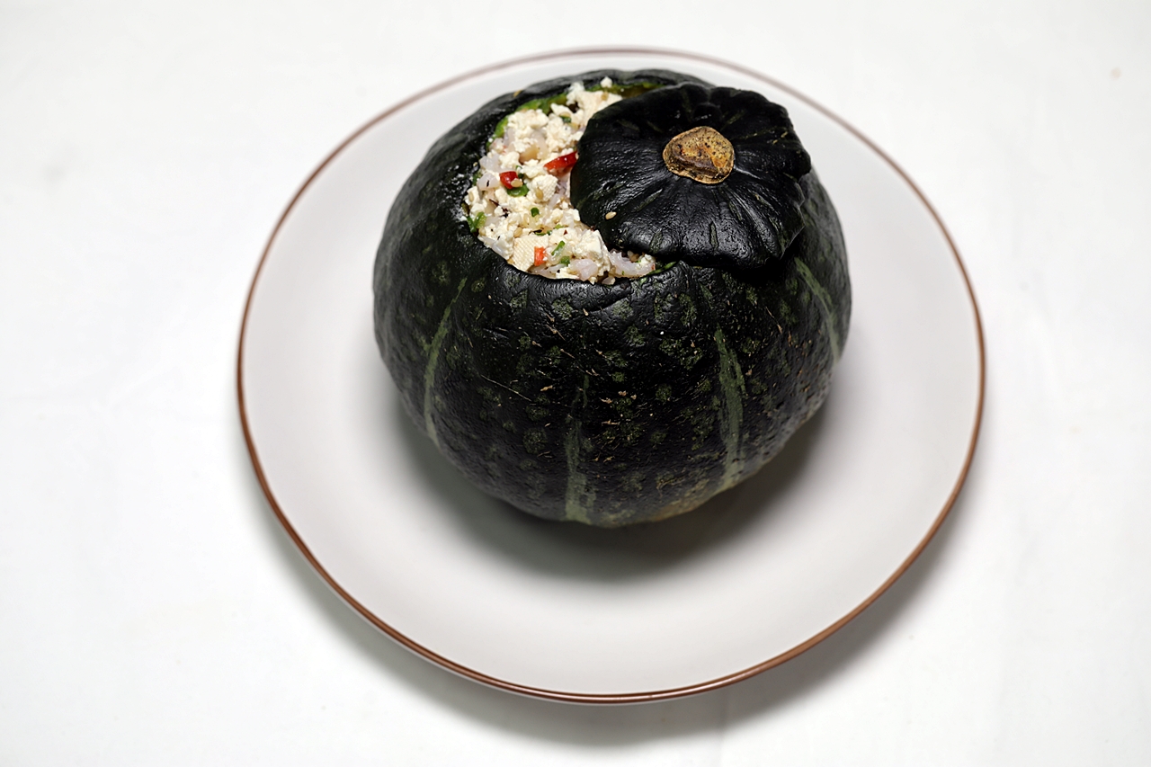 단호박 새우찜 6단계