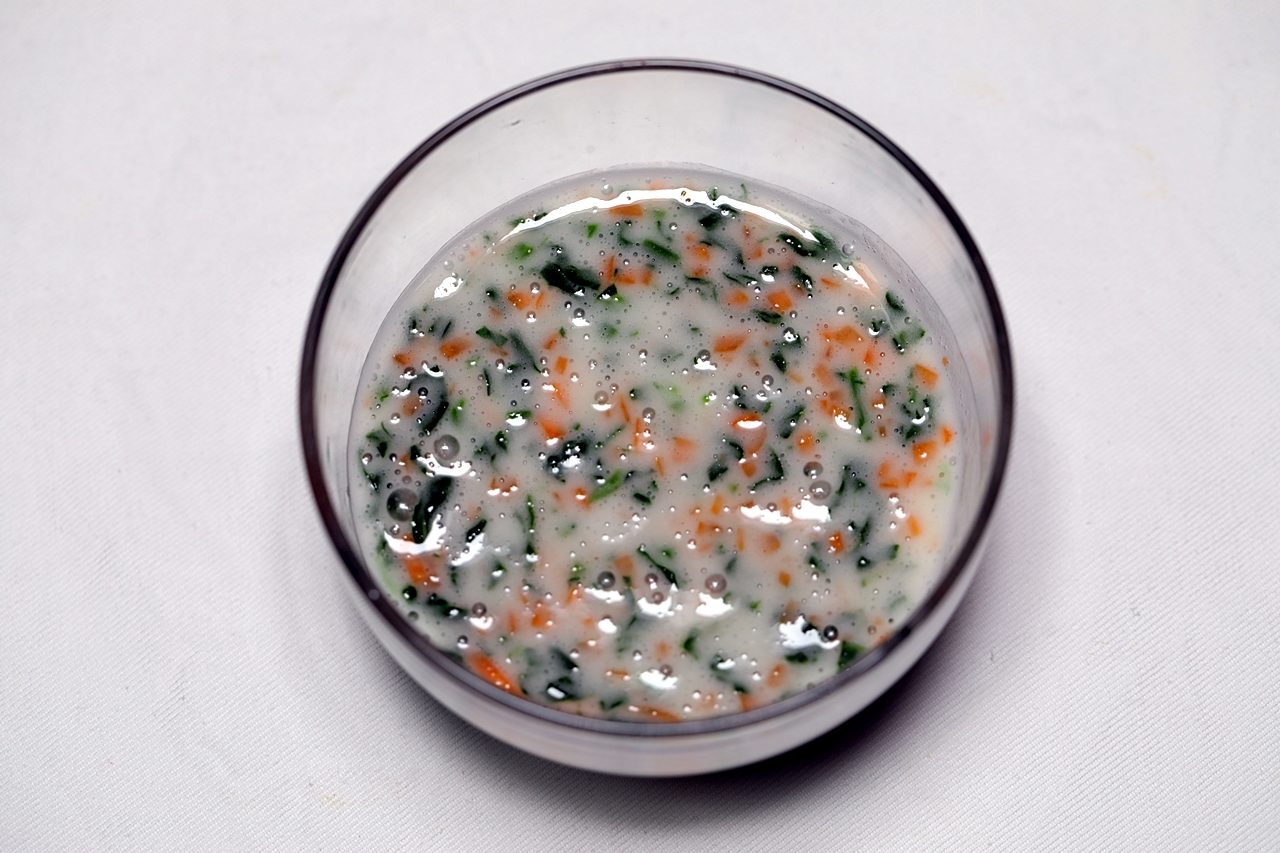 생선살 완자 찹쌀 찜 4단계