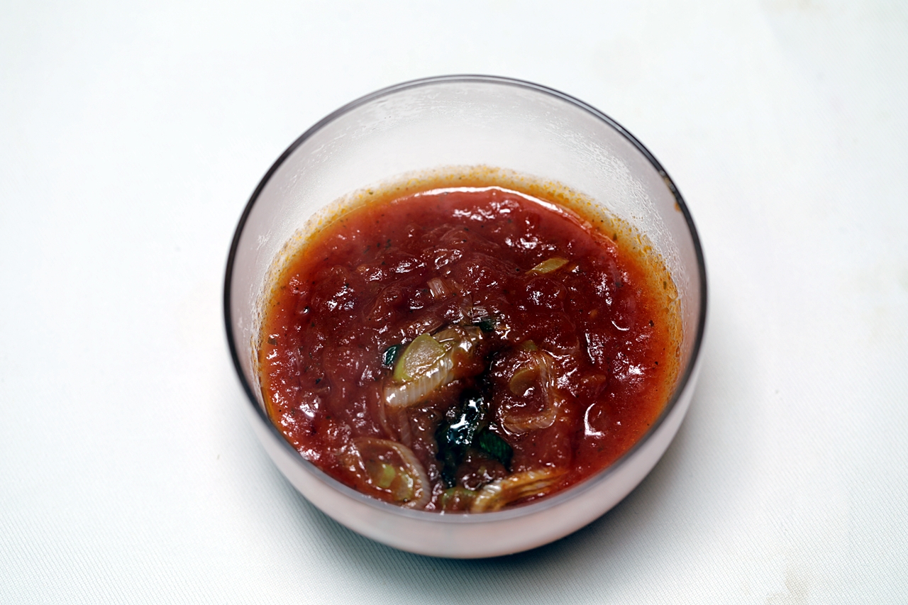 토마토소스 달걀볶음 4단계